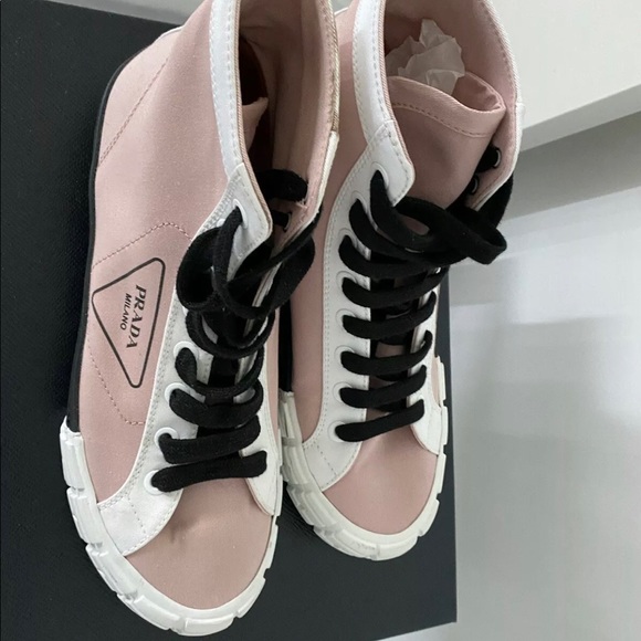 Prada Gaberdine High-top Sneaker - Picture 5 of 5